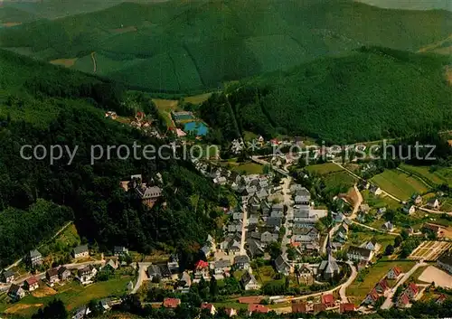 AK / Ansichtskarte Bilstein Sauerland Fliegeraufnahme