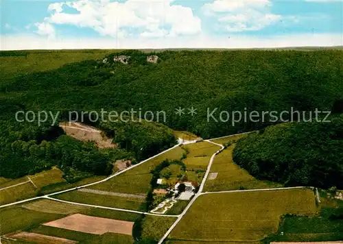 AK / Ansichtskarte Hessisch Oldendorf Hotel Gasthaus Pappmuehle Fliegeraufnahme Kat. Hessisch Oldendorf