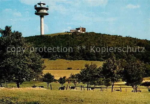 AK / Ansichtskarte Koeterberg Berghotel Restaurant Koeterberg Sendeturm Kat. Luegde