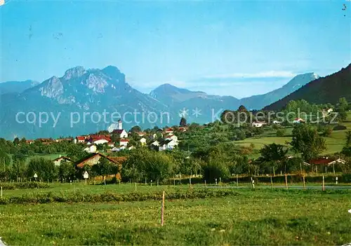 AK / Ansichtskarte Litzldorf mit Heuberg Kranzhorn Inntal Kat. Bad Feilnbach