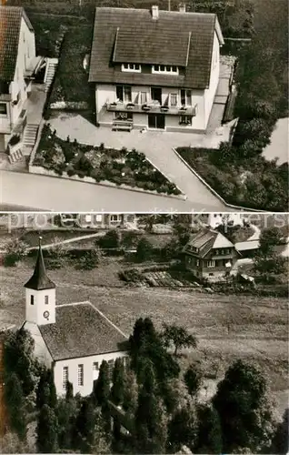 AK / Ansichtskarte Schwarzenberg Baiersbronn Fliegeraufnahme Kirche Kat. Baiersbronn