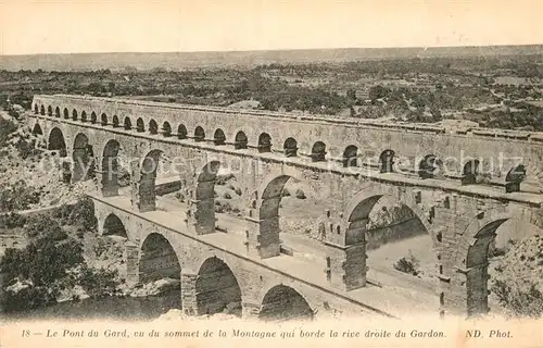 AK / Ansichtskarte Vers Pont du Gard Pont du Gard  Kat. Vers Pont du Gard