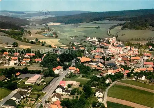 AK / Ansichtskarte Rengshausen Knuellwald Fliegeraufnahme Kat. Knuellwald