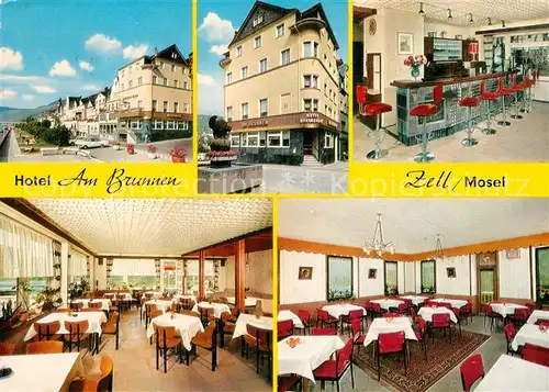 AK / Ansichtskarte Zell Mosel Hotel am Brunnen  Kat. Zell (Mosel)