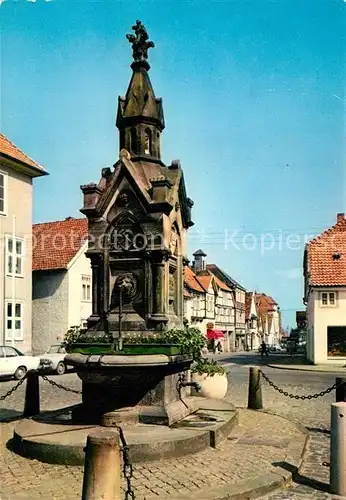 AK / Ansichtskarte Obernkirchen Marktplatz Brunnen Kat. Obernkirchen