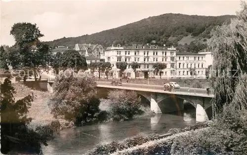 AK / Ansichtskarte Bad Kissingen Ludwigsbruecke Staffelberg Kat. Bad Kissingen