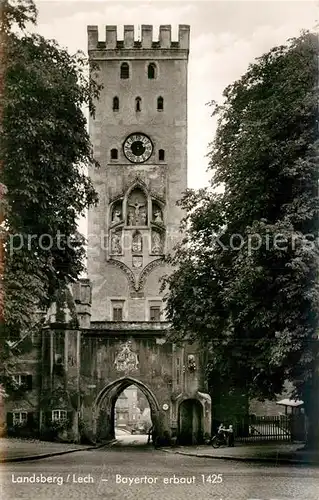 AK / Ansichtskarte Landsberg Lech Bayertor  Kat. Landsberg am Lech