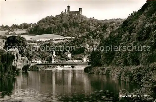 AK / Ansichtskarte Balduinstein Burg See Teilansicht  Kat. Balduinstein