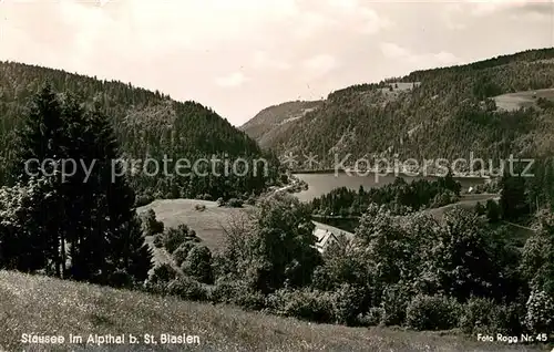 AK / Ansichtskarte St Blasien Stausee im Alptal Kat. St. Blasien