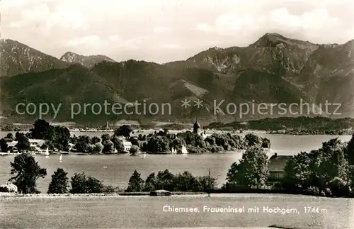 AK / Ansichtskarte Chiemsee Teilansicht Hochgern Kat. Chiemsee