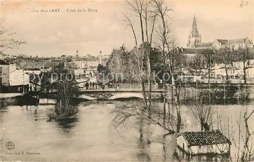 AK / Ansichtskarte Saint Maixent l Ecole Crue de la Sevre  Kat. Saint Maixent l Ecole