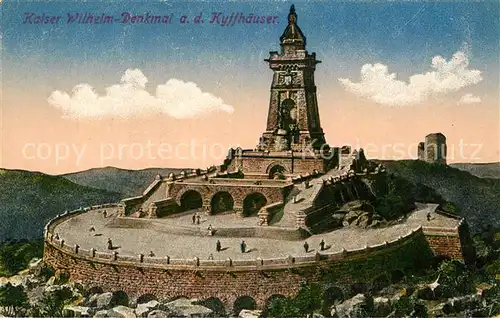 AK / Ansichtskarte Kyffhaeuser Kaiser Wilhelm Denkmal Kat. Bad Frankenhausen