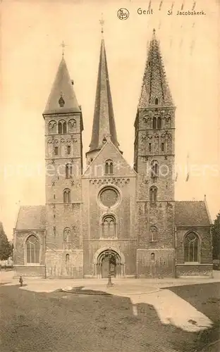 AK / Ansichtskarte Gent Gand Flandre St Jacobskerk Kat. 