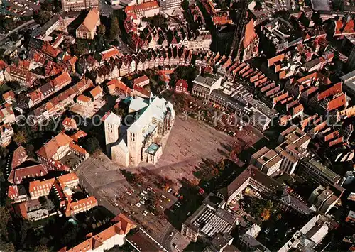 AK / Ansichtskarte Muenster Westfalen Fliegeraufnahme Muenster Dom Prinzipalmarkt Kat. Muenster