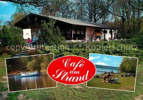 AK / Ansichtskarte Altenhof Eberswalde Cafe am Strand Kat. Schorfheide