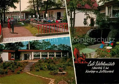 AK / Ansichtskarte Iburg Teutoburger Wald Cafe Schlossmuehle Kat. Hoerstel