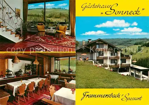 AK / Ansichtskarte Frammersbach Gaestehaus Sonneck Kat. Frammersbach