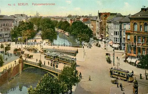 AK / Ansichtskarte Berlin Potsdamerbruecke Strassenbahn Kat. Berlin