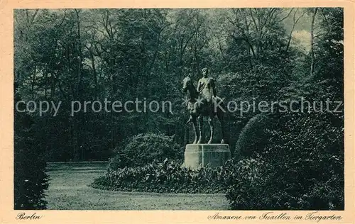 AK / Ansichtskarte Berlin Amazone von Tuaillon Tiergarten Kat. Berlin