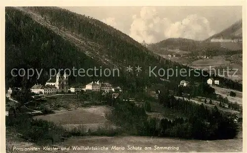 AK / Ansichtskarte Maria Schutz Niederoesterreich Passionisten Kloster und Wallfahrtskirche am Semmering Kat. Goestritz