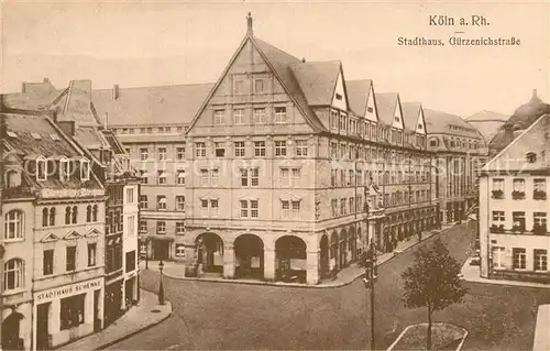 AK / Ansichtskarte Koeln Rhein Stadthaus Guerzenichstrasse Kat. Koeln