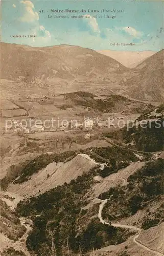 AK / Ansichtskarte Notre Dame du Laus Le Torrent sentier du Col et l Ange Kat. Saint Etienne le Laus