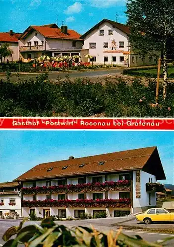 AK / Ansichtskarte Rosenau Grafenau Gasthof Postwirt Kat. Grafenau