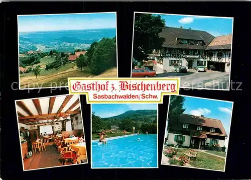 AK / Ansichtskarte Sasbachwalden Gasthof zum Bischenberg Schwimmbad Kat. Sasbachwalden