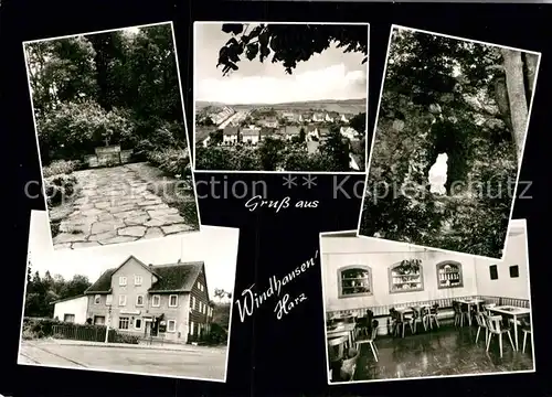 AK / Ansichtskarte Windhausen Harz Gasthaus Zur alten Muehle Panoramen  Kat. Windhausen