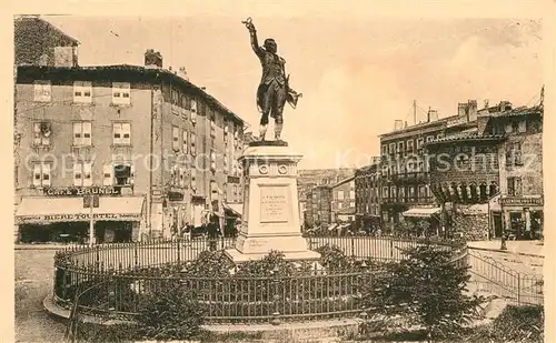 AK / Ansichtskarte Le Puy en Velay Statue Lafayette Tour Panessac Kat. Le Puy en Velay