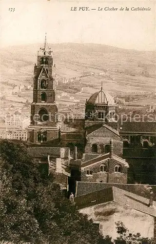 AK / Ansichtskarte Le Puy en Velay Clocher Cathedrale Kat. Le Puy en Velay