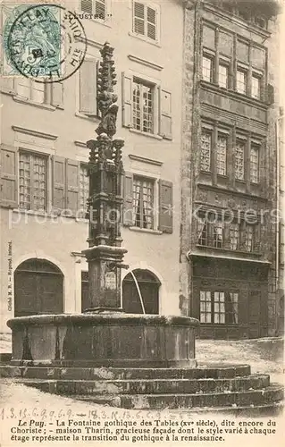 AK / Ansichtskarte Le Puy en Velay Fontaine  Kat. Le Puy en Velay