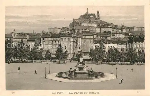 AK / Ansichtskarte Le Puy en Velay Place du Breuil Kat. Le Puy en Velay