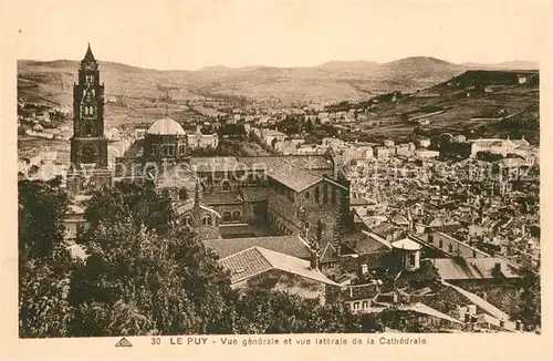 AK / Ansichtskarte Le Puy en Velay Panorama Cathedrale Kat. Le Puy en Velay