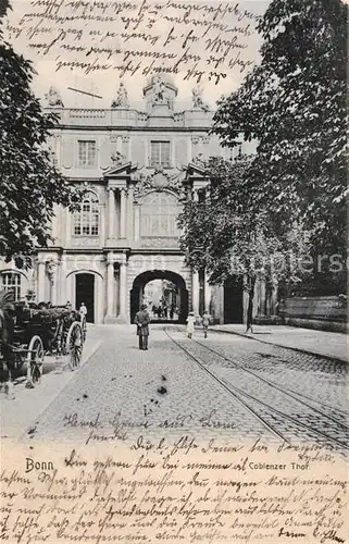 AK / Ansichtskarte Bonn Rhein Coblenzer Tor Kat. Bonn