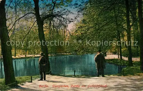 AK / Ansichtskarte Berlin Tiergarten am Goldfischteich Kat. Berlin