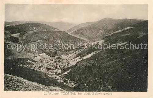 AK / Ansichtskarte Todtnau Gesamtansicht  Kat. Todtnau