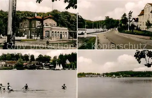 AK / Ansichtskarte Malente Gremsmuehlen Bahnhof Kellersee Dieksee  Kat. Malente