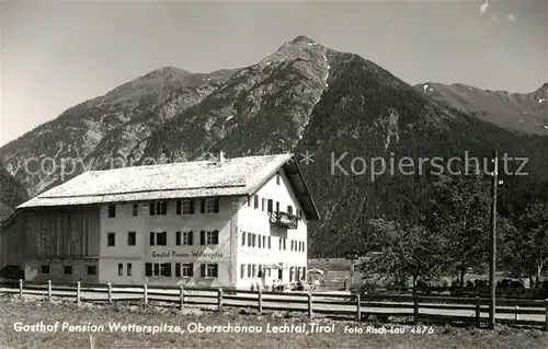 AK / Ansichtskarte Oberschoenau Koenigssee Gasthof Pension Wetterspitze Kat. Schoenau a.Koenigssee