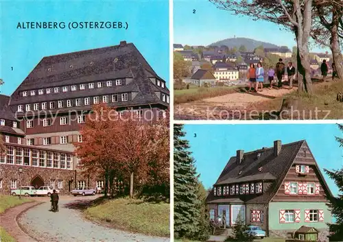 Altenberg Erzgebirge Sanatorium Raupennest Geisingbergblick Pension Sonnenhof Kat. Geising