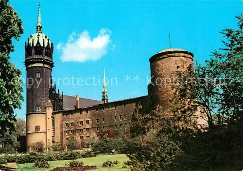 Wittenberg Lutherstadt Schloss und Schlosskirche Kat. Wittenberg