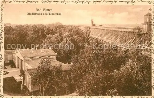 AK / Ansichtskarte Bad Elmen Gradierwerk Lindenbad Kat. Schoenebeck