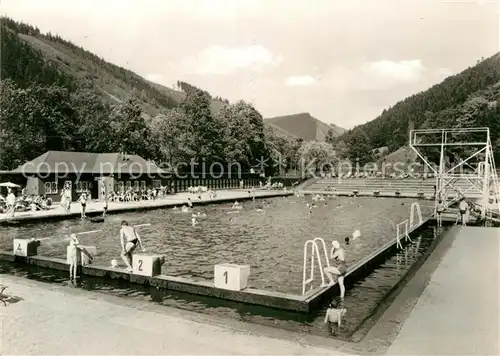 AK / Ansichtskarte Leutenberg Thueringen Schwimmbad Kat. Leutenberg