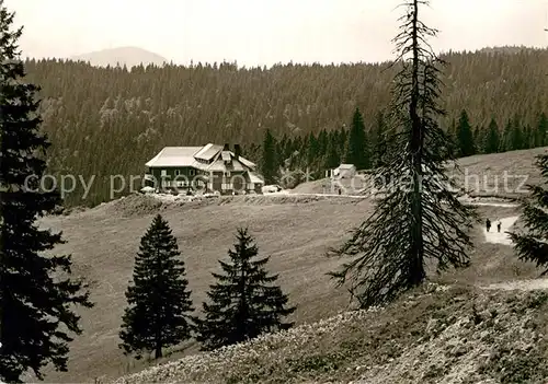 AK / Ansichtskarte Feldberg Schwarzwald Brghotel Todtnauerhuette Kat. Feldberg (Schwarzwald)