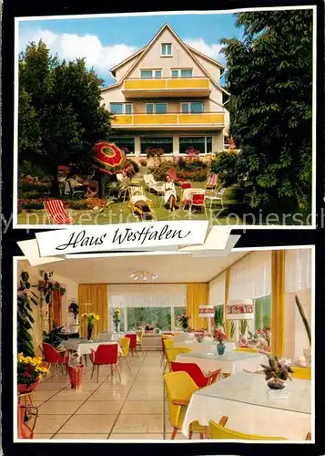 AK / Ansichtskarte Bad Orb Pension Haus Westfalen Kat. Bad Orb