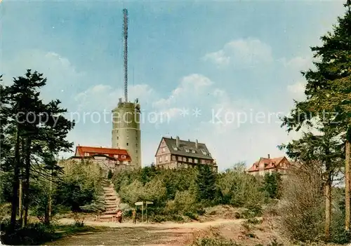 AK / Ansichtskarte Grosser Inselsberg Gasthaus Sendeturm Kat. Brotterode