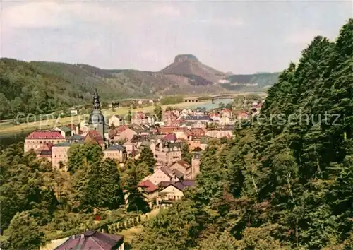 AK / Ansichtskarte Bad Schandau mit Lilienstein Kat. Bad Schandau