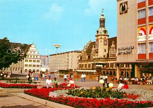 AK / Ansichtskarte Leipzig Markt und Altes Rathaus Kat. Leipzig