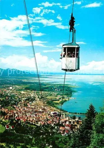 AK / Ansichtskarte Seilbahn Pfaenderbahn Bregenz Bodensee  Kat. Bahnen