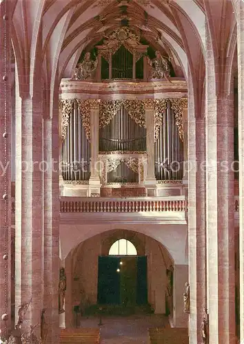 AK / Ansichtskarte Kirchenorgel Freiberg Dom  Kat. Musik